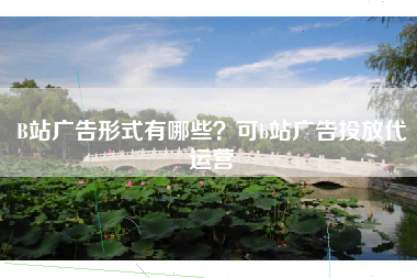 B站广告形式有哪些？可b站广告投放代运营