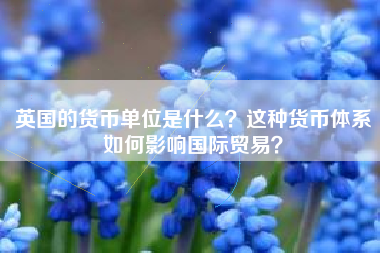 英国的货币单位是什么？这种货币体系如何影响国际贸易？