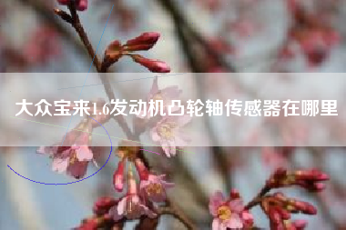 大众宝来1.6发动机凸轮轴传感器在哪里