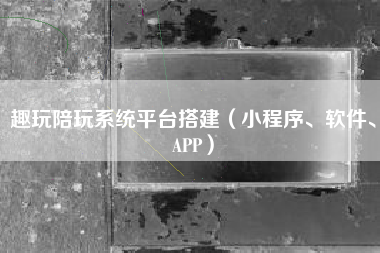 趣玩陪玩系统平台搭建（小程序、软件、APP）