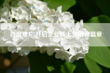 百度推广,开启企业线上营销新篇章
