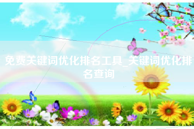 免费关键词优化排名工具_关键词优化排名查询