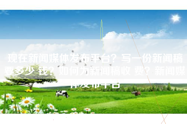 现在新闻媒体发布平台？写一份新闻稿要多少 钱？如何为新闻稿收 费？新闻媒体发布平台
