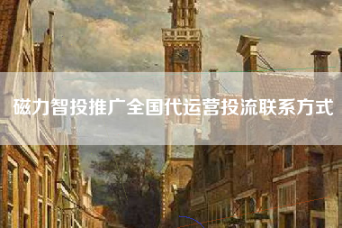 磁力智投推广全国代运营投流联系方式