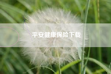 平安健康保险下载