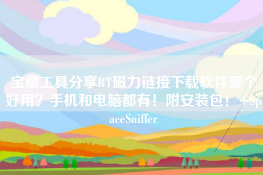 宝藏工具分享BT磁力链接下载软件哪个好用？手机和电脑都有！附安装包！+SpaceSniffer