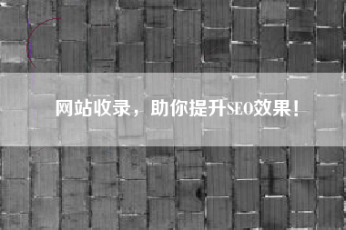 网站收录，助你提升SEO效果！