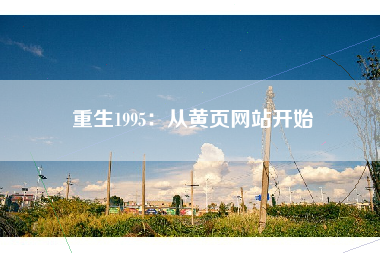 重生1995：从黄页网站开始