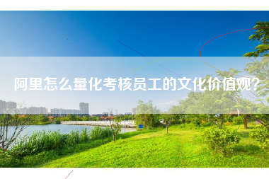 阿里怎么量化考核员工的文化价值观？