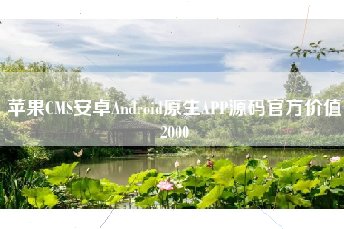 苹果CMS安卓Android原生APP源码官方价值2000