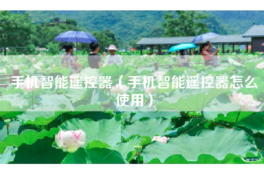 手机智能遥控器（手机智能遥控器怎么使用）