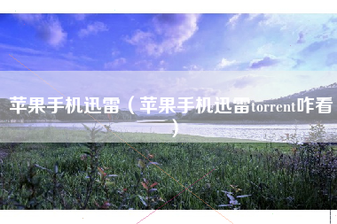 苹果手机迅雷（苹果手机迅雷torrent咋看）