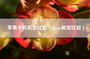 苹果手机机型比较（ihone机型比较）