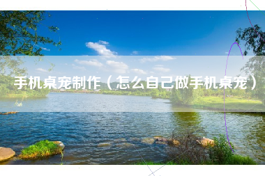 手机桌宠制作（怎么自己做手机桌宠）