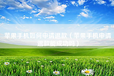 苹果手机如何申请退款（苹果手机申请退款能成功吗）
