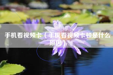 手机看视频卡（手机看视频卡顿是什么原因）