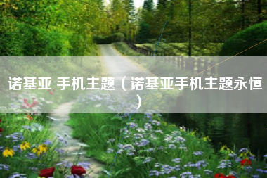 诺基亚 手机主题（诺基亚手机主题永恒）