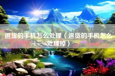 退货的手机怎么处理（退货的手机怎么处理掉）