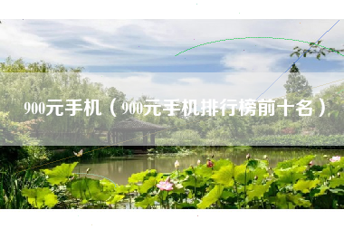 900元手机（900元手机排行榜前十名）