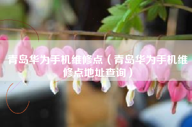 青岛华为手机维修点（青岛华为手机维修点地址查询）