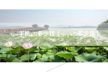 vivo手机x23多少钱（vivo x23多少钱）