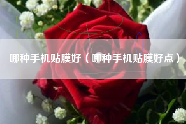 哪种手机贴膜好（哪种手机贴膜好点）