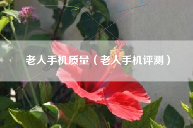老人手机质量（老人手机评测）
