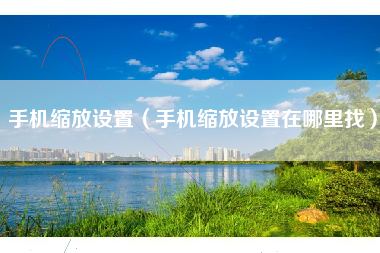 手机缩放设置（手机缩放设置在哪里找）