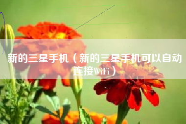 新的三星手机（新的三星手机可以自动连接WiFi）