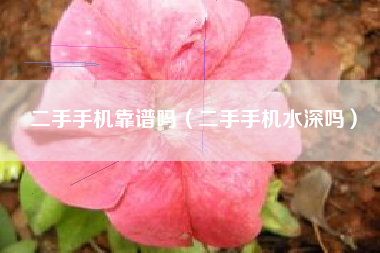 二手手机靠谱吗（二手手机水深吗）