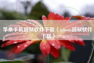 苹果手机越狱软件下载（iphone越狱软件下载）