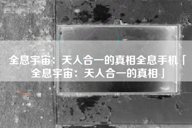 全息宇宙：天人合一的真相全息手机「全息宇宙：天人合一的真相」
