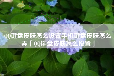 QQ键盘皮肤怎么设置手机键盘皮肤怎么弄「QQ键盘皮肤怎么设置」