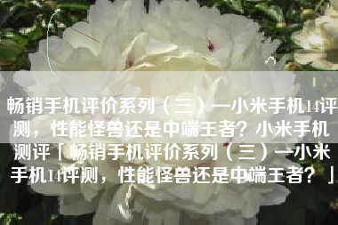 畅销手机评价系列（三）—小米手机14评测，性能怪兽还是中端王者？小米手机测评「畅销手机评价系列（三）—小米手机14评测，性能怪兽还是中端王者？」
