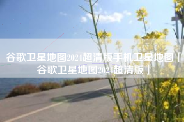 谷歌卫星地图2024超清版手机卫星地图「谷歌卫星地图2024超清版」