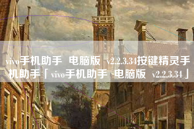 vivo手机助手  电脑版  v2.2.3.34按键精灵手机助手「vivo手机助手  电脑版  v2.2.3.34」