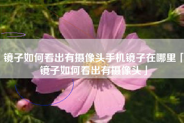 镜子如何看出有摄像头手机镜子在哪里「镜子如何看出有摄像头」