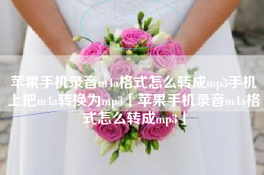 苹果手机录音m4a格式怎么转成mp3手机上把m4a转换为mp3「苹果手机录音m4a格式怎么转成mp3」