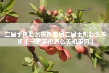 三星手机怎么关机重启三星手机怎么关机「三星手机怎么关机重启」