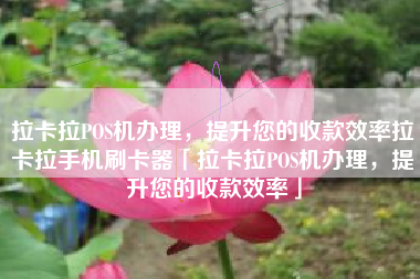 拉卡拉POS机办理，提升您的收款效率拉卡拉手机刷卡器「拉卡拉POS机办理，提升您的收款效率」