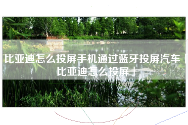 比亚迪怎么投屏手机通过蓝牙投屏汽车「比亚迪怎么投屏」