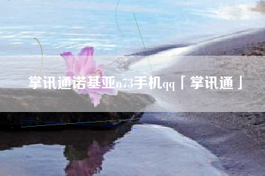 掌讯通诺基亚n73手机qq「掌讯通」