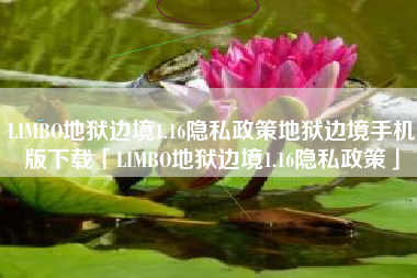 LIMBO地狱边境1.16隐私政策地狱边境手机版下载「LIMBO地狱边境1.16隐私政策」 LIMBO地狱边境1.16隐私政策地狱边境手机版下载「LIMBO地狱边境1.16隐私政策」