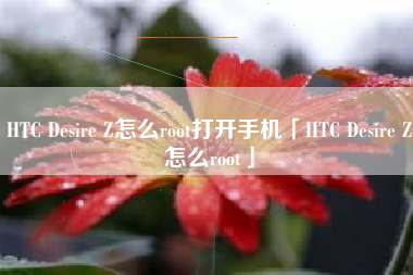 HTC Desire Z怎么root打开手机「HTC Desire Z怎么root」