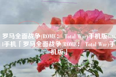 罗马全面战争(ROME： Total War)手机版total手机「罗马全面战争(ROME： Total War)手机版」