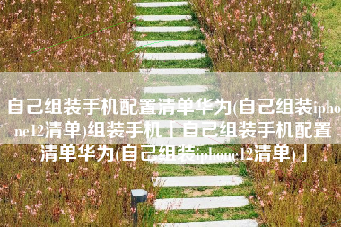 自己组装手机配置清单华为(自己组装iphone12清单)组装手机「自己组装手机配置清单华为(自己组装iphone12清单)」