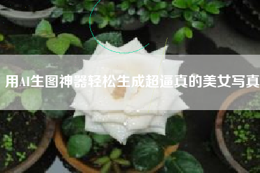 用AI生图神器轻松生成超逼真的美女写真