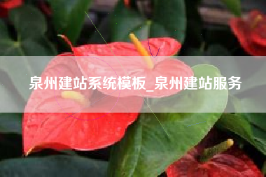 泉州建站系统模板_泉州建站服务
