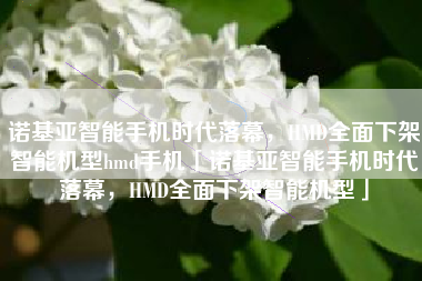 诺基亚智能手机时代落幕，HMD全面下架智能机型hmd手机「诺基亚智能手机时代落幕，HMD全面下架智能机型」