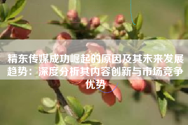 精东传媒成功崛起的原因及其未来发展趋势：深度分析其内容创新与市场竞争优势